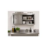 sc sonsesconcept Sc Sonses Concept Paslanmaz Duvar Dolabı , Krom , Sürgü Kapaklı , 100X40X60