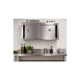 sc sonsesconcept Sc Sonses Concept Paslanmaz Duvar Dolabı , Krom , Sürgü Kapaklı , 140X40X60