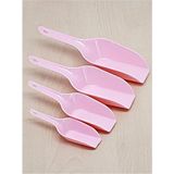 SC212 Suncook 4 Farklı Ölçüde Plastik Renkli Ölçü Kaşığı Seti 20CM-18CM-14CM-11 cm Pratik Mutfak Ölçü Kepçesi - Çok Renkli