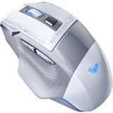 SC550 Çift Modlu 4800DPI 7 Tuşlu Makrolu 2.4ghz Kablosuz ve Kablolu Şarj Edilebilir Optik Rgb Oyuncu Gaming Mouse Beyaz