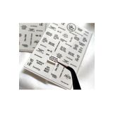 SCA KOZMETİK Yazı Desenli Tırnak Dövmesi Tırnak Tattoo Nail Art Tırnak Sticker