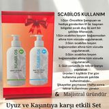Scabilos 200+200 ml Uyuz ve Kaşıntıya Karşı Etkili Losyon ve Şampuan Seti Lavanta Kokulu
