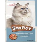 Scafiyy Kısırlaştırılmış Somonlu Kedi Maması 15Kg