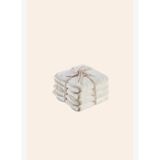 Scallop %100 Pamuk Havlu 4/50x90 cm Ecru+Desert Sand