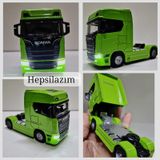 Scania Kafa Oyuncak Tır Taşıyıcı Scania Yeşil