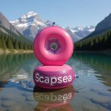 Scapsea Pembe Mor Renkli İçi Dolgulu Yüzme Kolluğu 10-40 kg Çocuklar İçin Güvenli Ürün