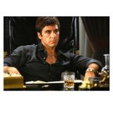 Scarface Film Posteri Bayrak 3x5Ft Motivasyon Vintage Grup Gerilim Aşk Bilim Kurgu Film Duvar Halısı Her Köpeğin Günü Afişi Tony Montana Kolej Yurt Odası Dekorasyonu için