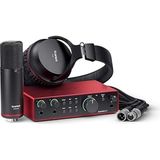 Scarlett 2i2 Studio Gen 4 Ses Kayıt Paketi: Şarkı Yazarları Için Kayıt, Yayın ve Podcasting Için Kondansatör Mikrofon ve Kulaklık, USB Audio Arayüzü