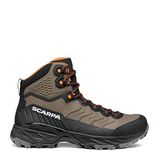 SCARPA Erkek Rush Trk LT GTX Su Geçirmez Gore-Tex Bot Yürüyüş ve Sırt Çantası için, Çamur/Yanmış Turuncu, 8-8.5 Women/7-7.5 Men