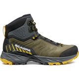 Scarpa Rush Trk Gore-Tex Erkek Outdoor Bot Su Geçirmez Düz Topuklu Rahat Taban - Haki - Hardal