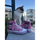Scarpe Magiche Labubu Pembe Kız Çocuk Ayakkbısı (31-35 Numara Arası Işıksızdır )