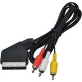 Scart 3 Rca Kablo 1.2 Metre