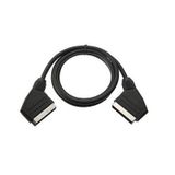 Scart Kablo - 1.2Mt Siyah Renk 21 Pin Scart Kablo