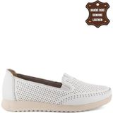 Scavia 02443 Orto Pedik Kadın Deri Günlük Ayakkabı - Beyaz