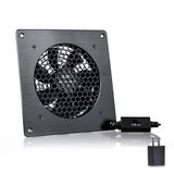 SCCCF USB kabine 120 MM fan Sessiz Soğutma Fanı Sistemi 6 inç Hız Kontrolü ile, Ev Sineması AV Dolapları için