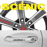 Scenic Kapı Kolu Sticker Yapıştırma 8Adet