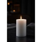 Scented Candle El Işçiliği Hand Made Kütük Silindir Mum Beyaz Renk 5 cm Genişlik 20 cm Uzunluk Vanilya Kokulu - 20 cm Vanilya