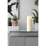 Scented Candle El Işçiliği Hand Made Kütük Silindir Mum Krem Renk 5 cm Genişlik 20 cm Uzunluk Sandal Ağacı Kokulu - 20 cm Sandal Ağacı - Krem - Bej