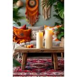 Scented Candle El Işçiliği Hand Made Kütük Silindir Mum Krem Renk 5 cm Genişlik 25 cm Uzunluk Kahve Aroması Kokulu - 25 cm Kahve - Krem - Bej