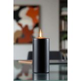 Scented Candle Scented Candleel Işçiliği Hand Made Kütük Silindir Mum Siyah Renk 5 cm Genişlik 20 cm Uzunluk Lavanta Kokulu - 20 cm lavanta