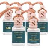Scentfume 6'lı Araç Kokusu - Oto Kokusu - Asmalı Koku Set