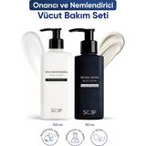 Scep Onarıcı ve Nemlendirici Vücut Bakım Seti 450 ml Tüm Cilt Tipleri İçin Sülfat İçermeyen Etki