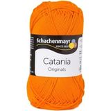 Schachenmayr Catania Pamuk Amigurumi El Örgü Ipi Ipliği Yünü 281 Turuncu - Çok Renkli