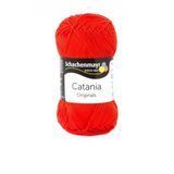 Schachenmayr Catania Pamuk Amigurumi El Örgü Ipi Ipliği Yünü - 390 Kırmızı