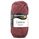Schachenmayr Catania Pamuk Amigurumi El Örgü Ipi Ipliği Yünü - 396 Mürdüm