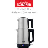 Schafer 1800 Watt Paslanmaz Çay Makinesi - Gri