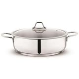 Schafer 1S2817-13001-INX05 Held Inox 26 cm Basık Çelik Tencere