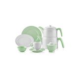 Schafer 28772 Eden Collection 34 Parça Yeşil Kahvaltı Takımı