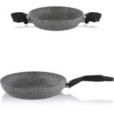 Schafer 30 cm Granit Tava ve 22 cm Sahan Tava