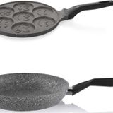 Schafer 30 cm Granit Tava ve 26 cm Emoji Pankek Tavası