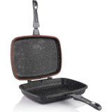 Schafer 32 cm Double Kare Grıllpan Tava