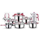 Schafer 56607 Gül Kurusu 18 Parça Compact Çelik Çeyiz Seti