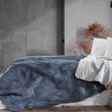 Schafer Bella Tek Kişilik Battaniye 150 x 200 Mavi02 - 150 x 200 cm