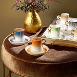 Schafer Belus 6 Kişilik Kahve Fincan Seti 12 PARÇA-ASORTI01 - Renkli - 90 ml