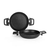 Schafer Black Stone 18-22 Cm 2'Li Granit Sahan Seti