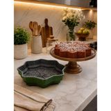 Schafer Black Stone Pine Döküm Kek Kalıbı-Yeşil - 27 cm