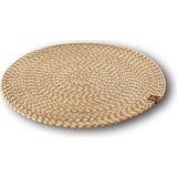 Schafer Boho Hasır Amerikan Servisi -2 Li -Bej - 36 x 36 cm