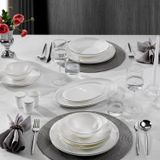 Schafer Chance Platin Yemek Takımı 56 Parça-Platin