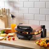 Schafer Contempo 1600 W Tost ve Izgara Makinesi Çift Taraflı Granit Plaka Özelliği ile Rose Gold