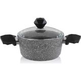 Schafer Cory 24 cm Gri Granit Derin Tencere