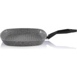 Schafer Cory 28 cm Gri Yanmaz Yapışmaz Kare Grill Tava