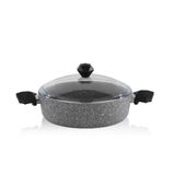 Schafer Cory Y.Y 24 cm Gri Basık Tencere