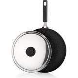 Schafer Fish Pan Kapaklı Balık Tavası 32 Cm-2 Parça - tava set - Siyah