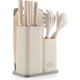 Schafer Forge Bıçak ve Servis Seti 12 Parça-Krem - 12 Parça Bıçak ve Servis Seti