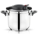 Schafer Galaxis 6,5 Litre Clipso Kapak Düdüklü Tencere-Füme - 6 L