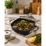 Schafer Gastronomie Master Basık Tencere 24 Cm-Siyah/gri - 000-Siyah